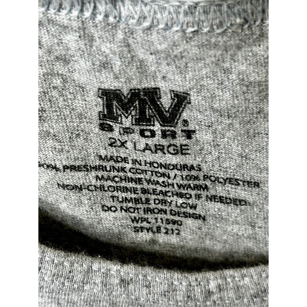 MV Sport Berts Carolina‎ Coast Tank Top Mens 2XL Gray Heather Graphic Sleeveless - Picture 3 of 4